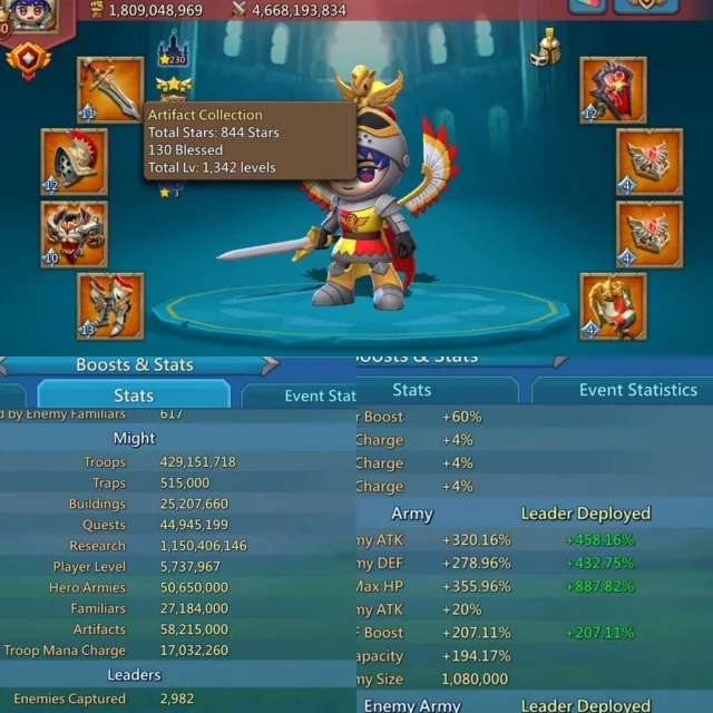 CUENTA LORDS MOBILE | 12 CHAMP | REF 1EEC0 · 1 / 1