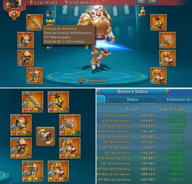 CUENTA LORDS MOBILE | 1 CHAMP | REF 9D417 · 1 / 1