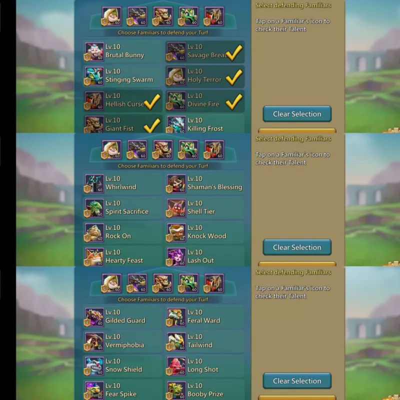 Low quests / Max stats: 1387-1261-1360%