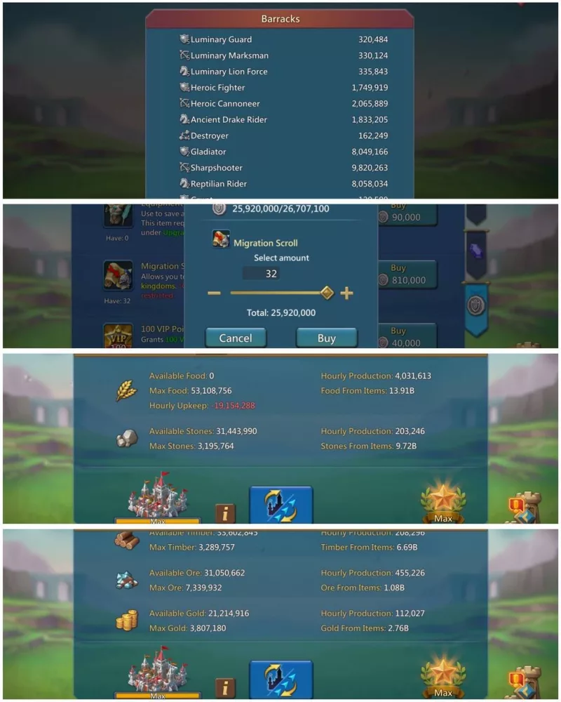 Low quest Might / 6 Champ Orange