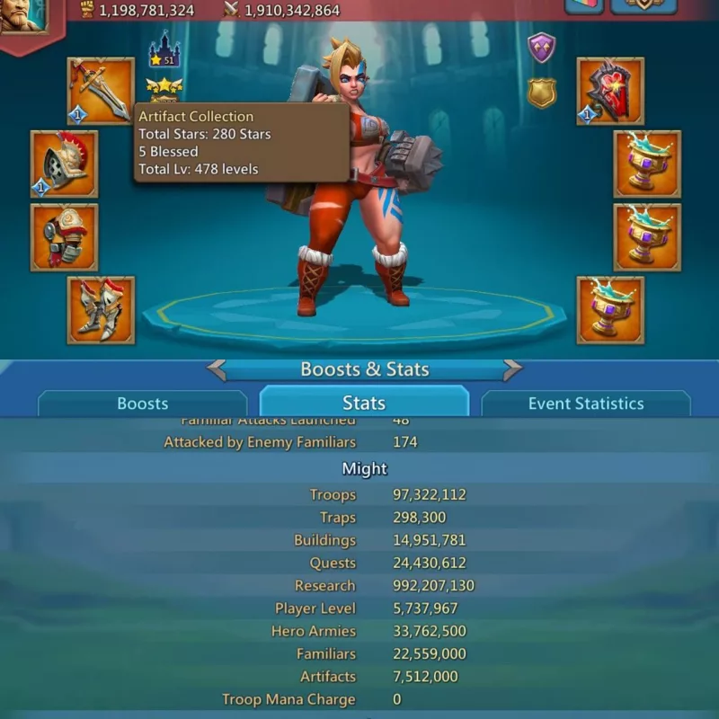 Low quests might / 5 champ