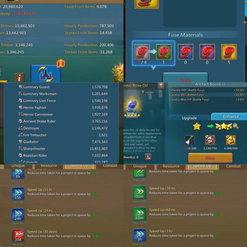 Low Base Might / Stats: 1401–1203–1403