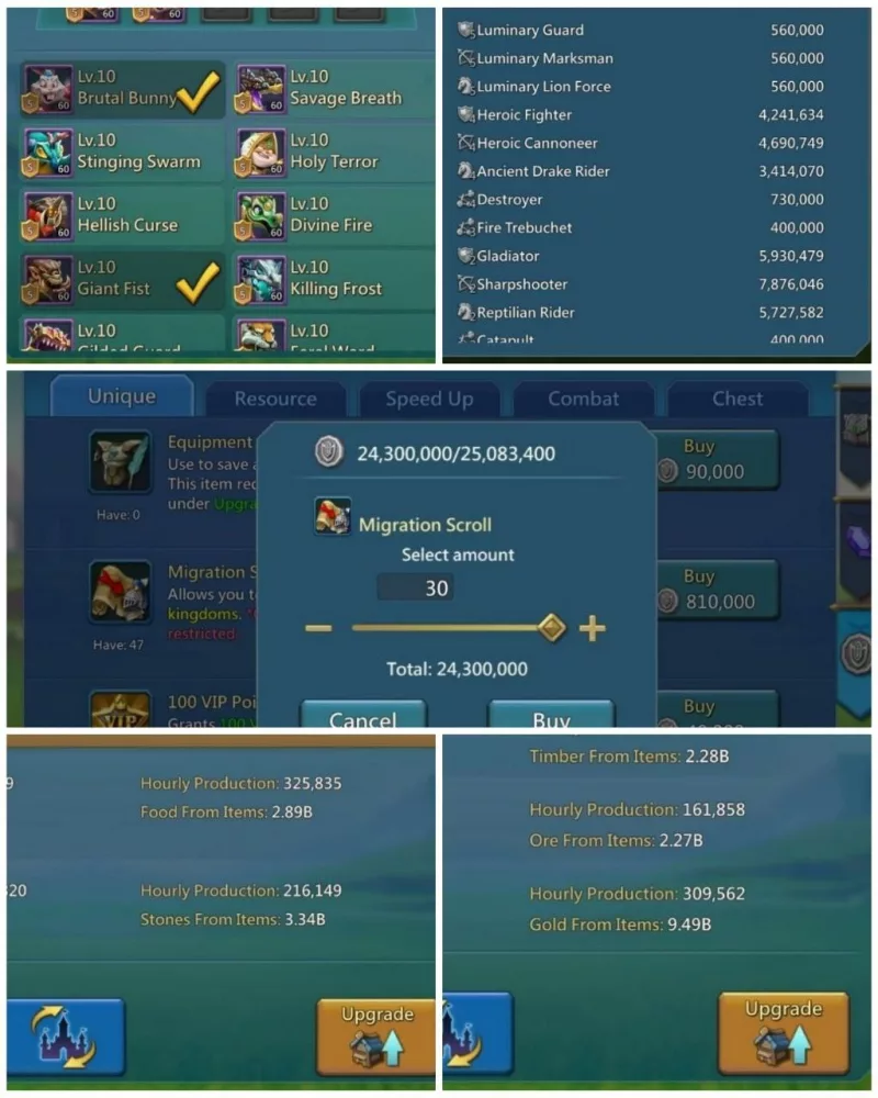 1400% Stats  / 10 mythic champs