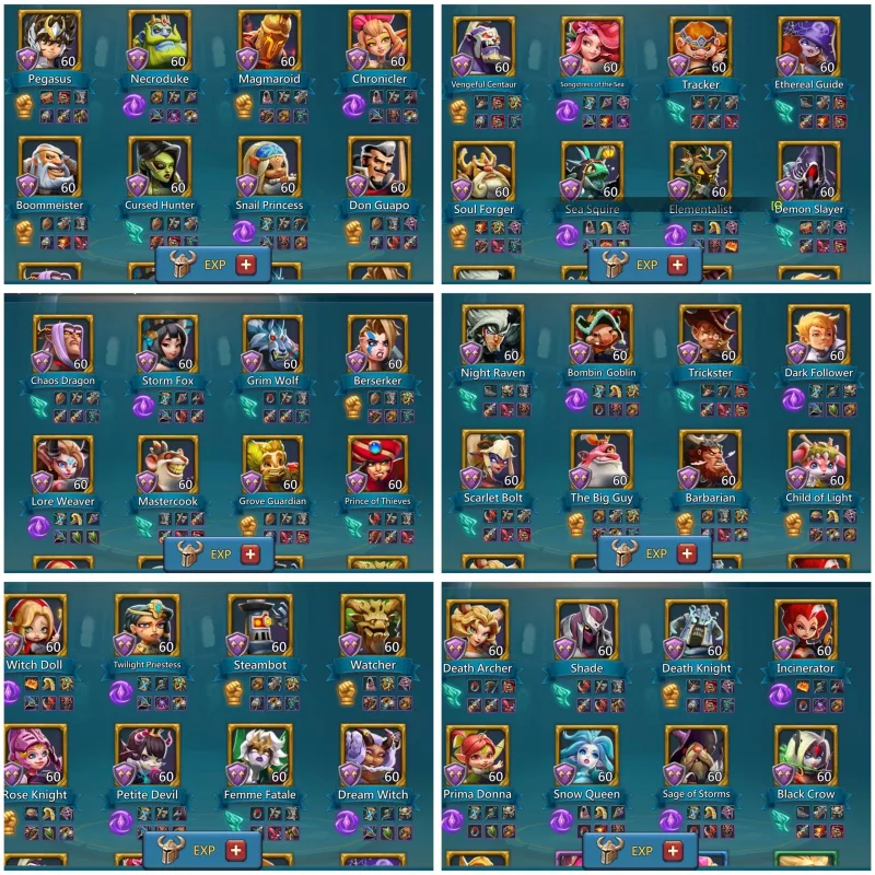 10 Champs - 6 Cups / 1092-1124-1096% stats