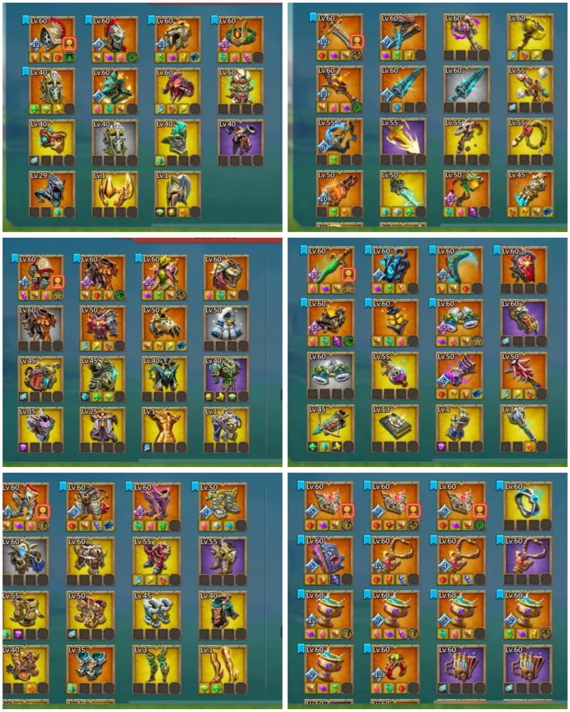 4 Champ lvl 12 / 646-637-644% Base stats
