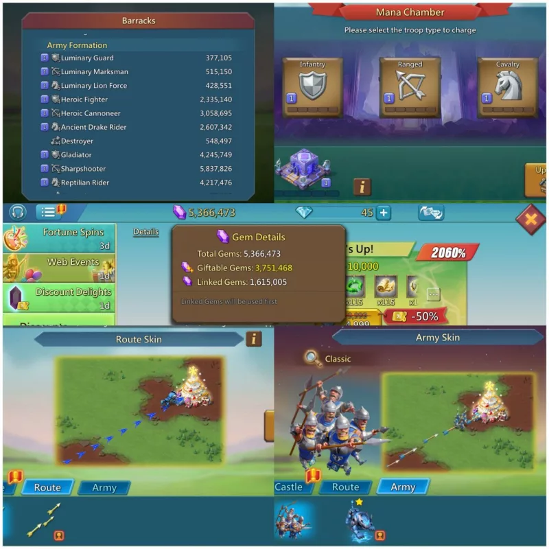 2*11k gold / 18+ champs 7 cups