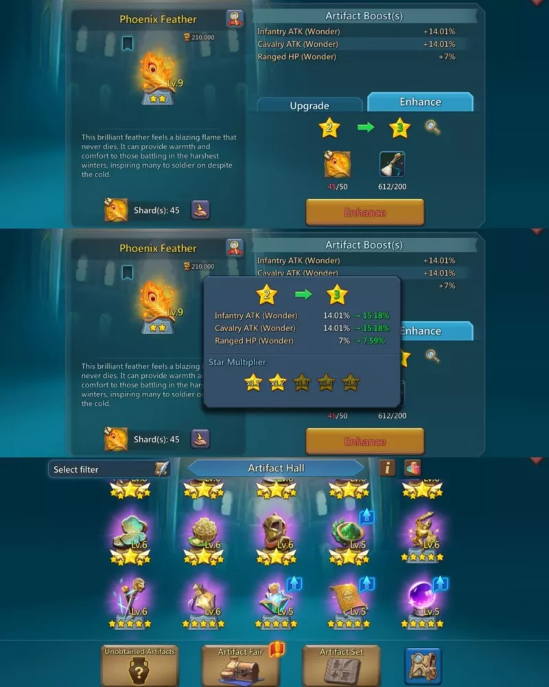 17 mystic champs + 6+1 cups