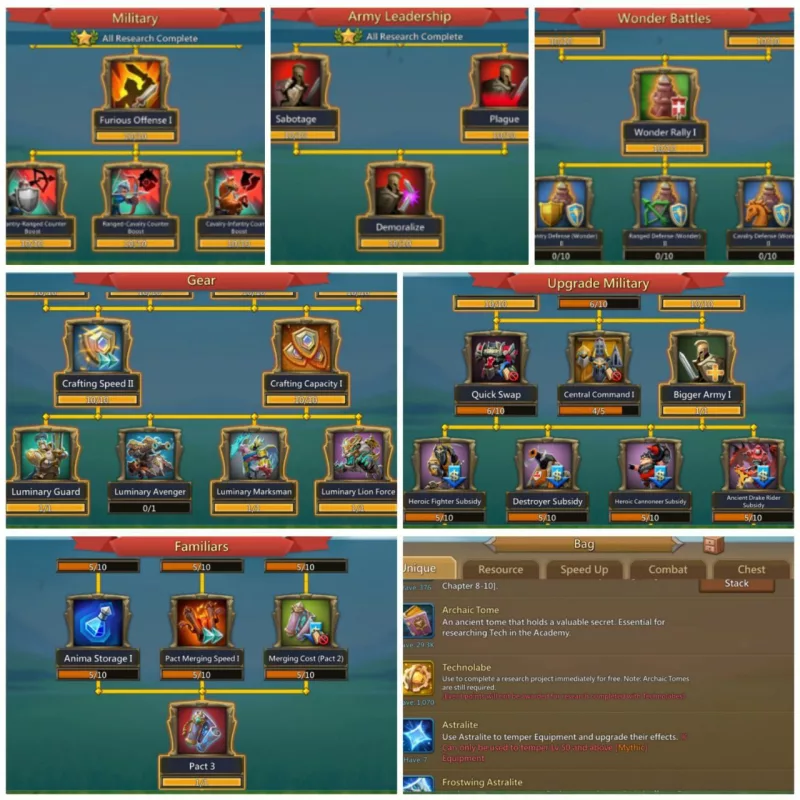 Extremely low might / 800+ mix hp