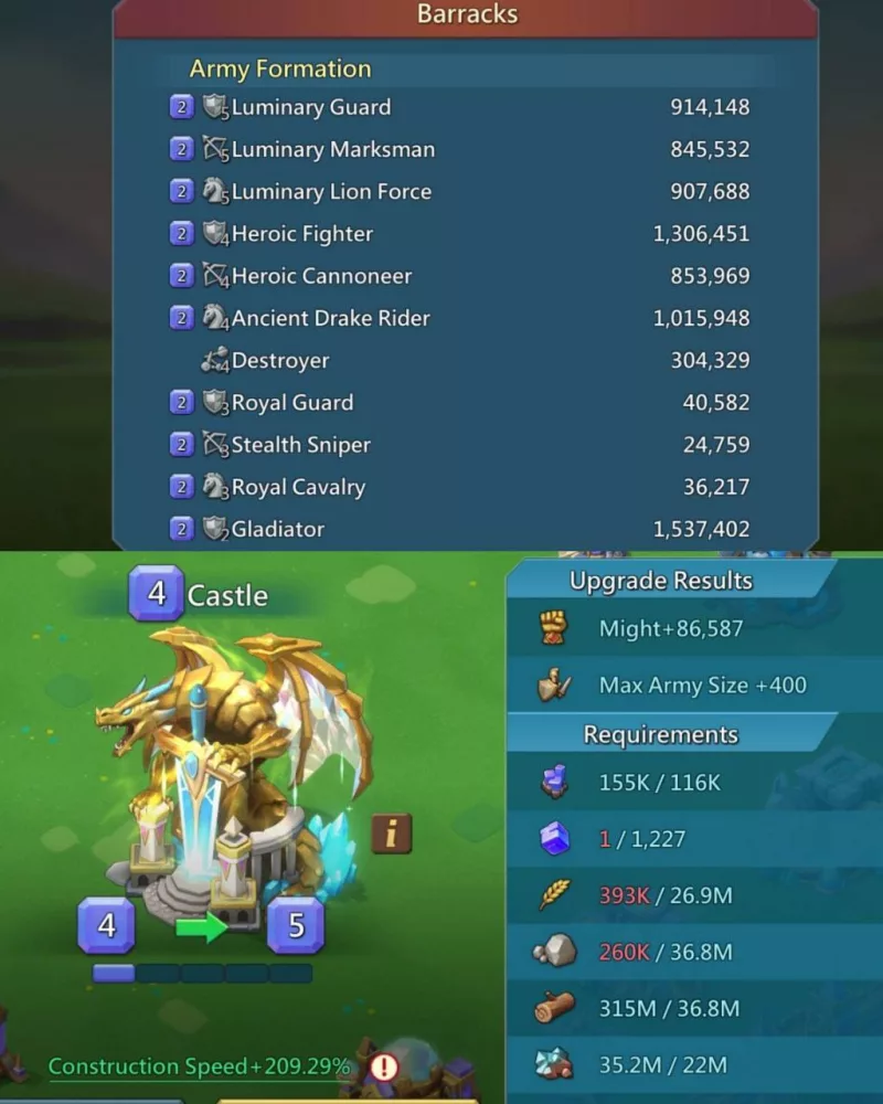 Beauty 3x11ks, 686%, 683%, 673% B Stats , 3 wonder artifacts