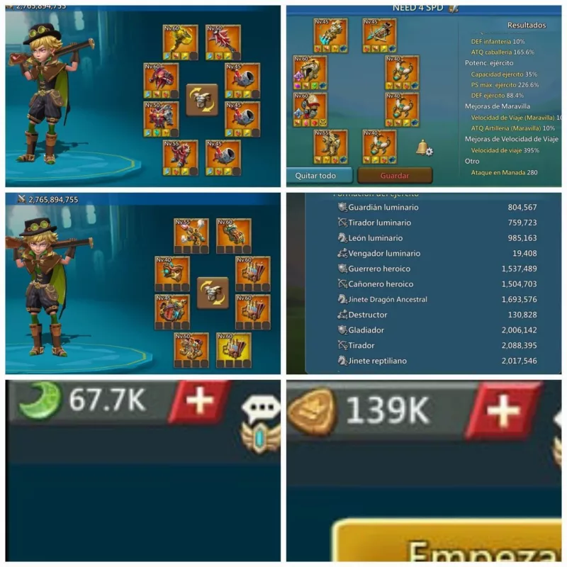 3x11k + 5.5k Hero Gold