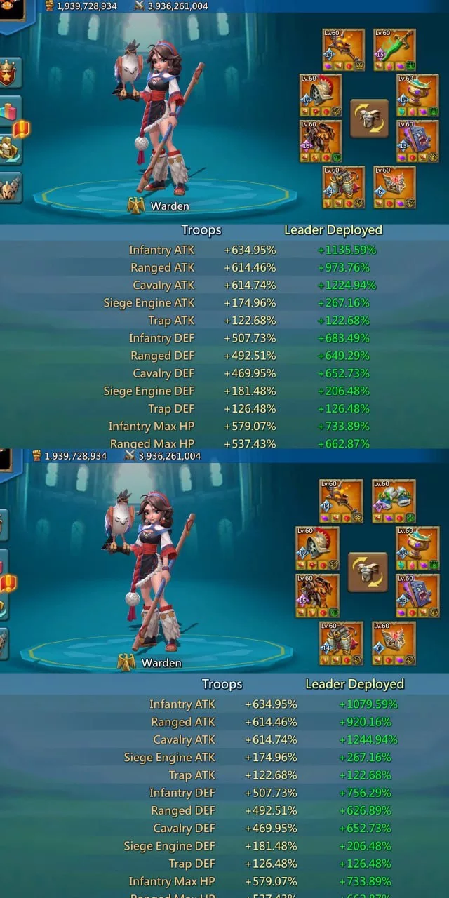 Can go to K1553 / Max stats: 1563-1517-1574%