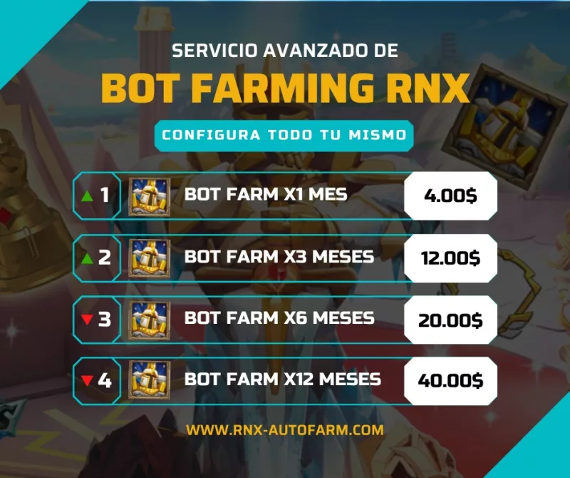 BOT FARM LORDS MOBILE