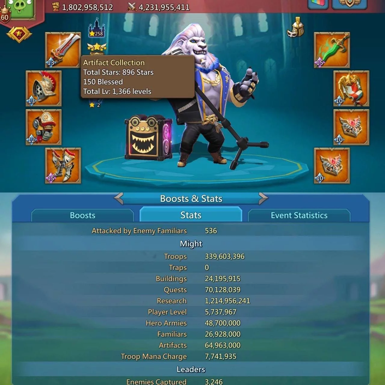 CUENTA LORDS MOBILE | 12 CHAMP | REF D2AA1