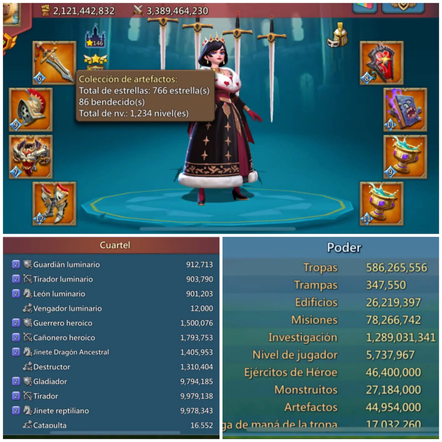 CUENTA LORDS MOBILE | 7 CHAMP | REF F5BA1