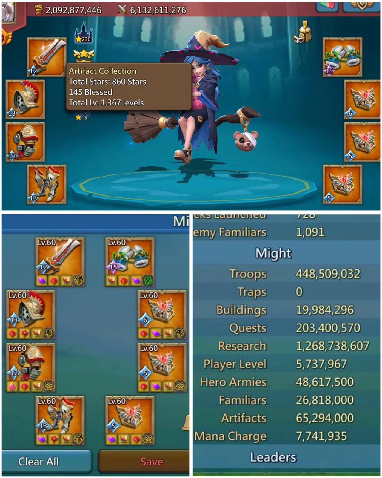 CUENTA LORDS MOBILE | 12 CHAMP | REF 7BCFB