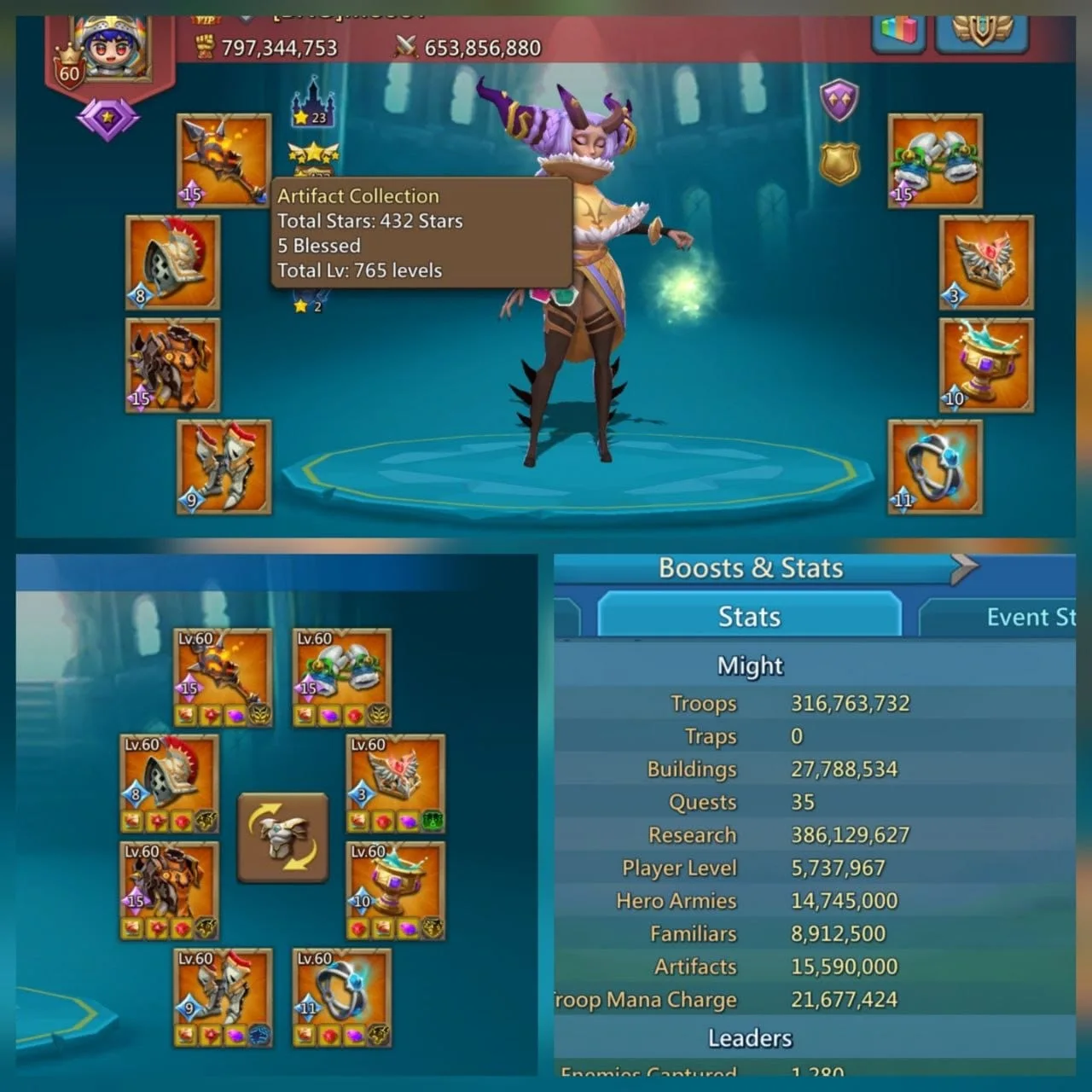 CUENTA LORDS MOBILE | 4 CHAMP | REF B24D9